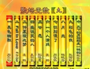 群星《歌坛无敌09》KTV DVD高清音乐专辑