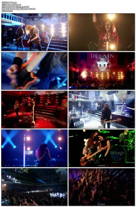 Delain Blu-ray高清现场