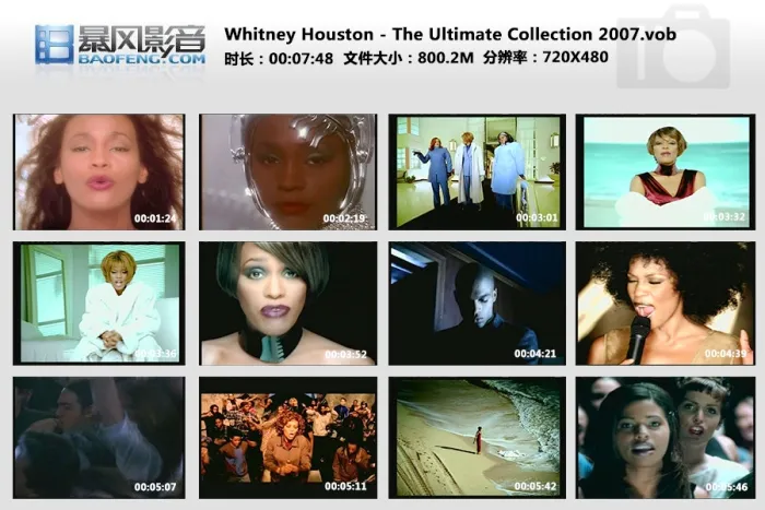 Whitney Houston Ultimate Collection DVD