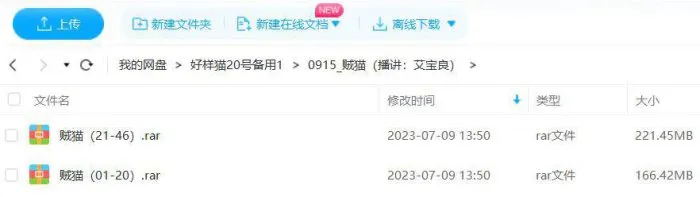 贼猫有声小说 艾宝良
