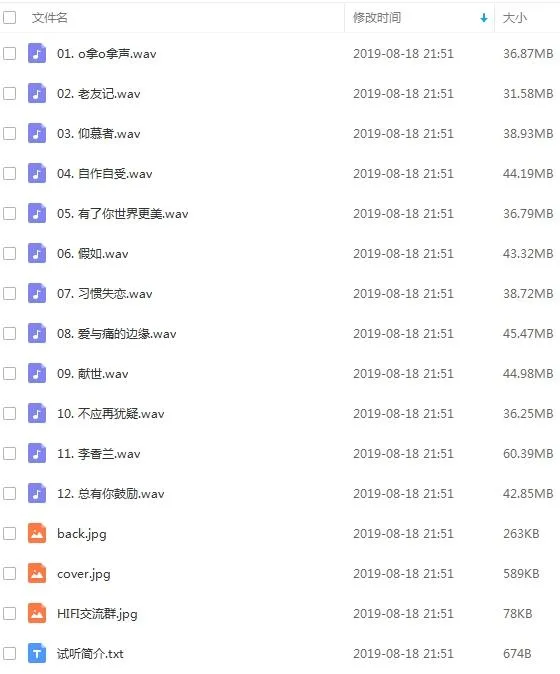 谭咏麟WAV专辑珍藏