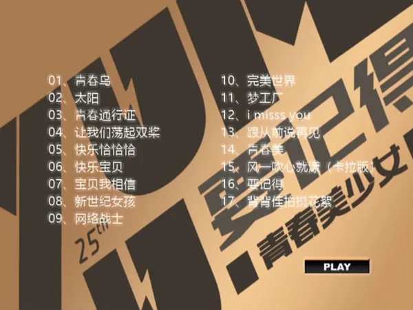 经典DVD音乐珍藏版