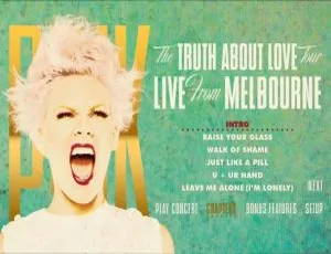 Pink 2013墨尔本演唱会 The Truth About Love Tour 蓝光BD高清现场实录-蓝海网