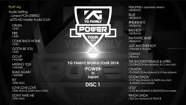 BIGBANG 2NE1东京巨蛋现场