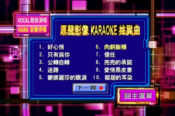 新力劲爆影音卡拉OK DVD