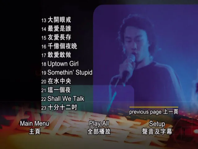 陈奕迅 林子祥 2001演唱会