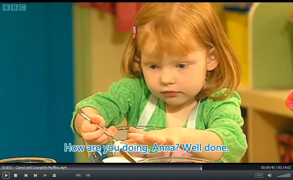 children English cooking tutorial