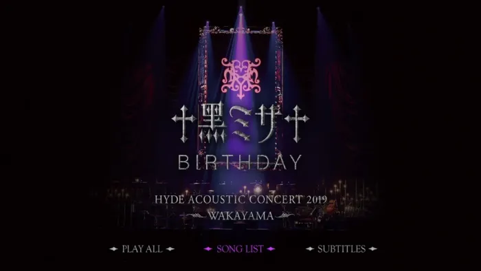 HYDE不插电演唱会