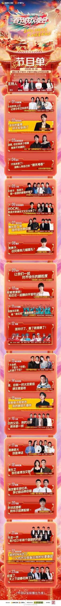 湖南卫视春晚2024高清完整版