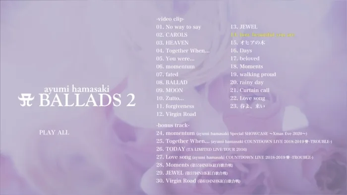 滨崎步 A BALLADS 2BD ISO